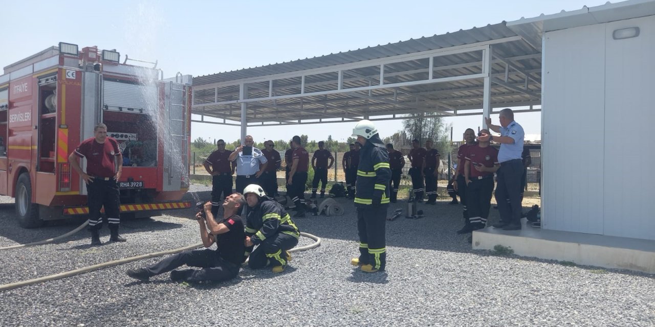 Konya itfaiyesi, KKTC’li meslektaşlarına eğitim verdi