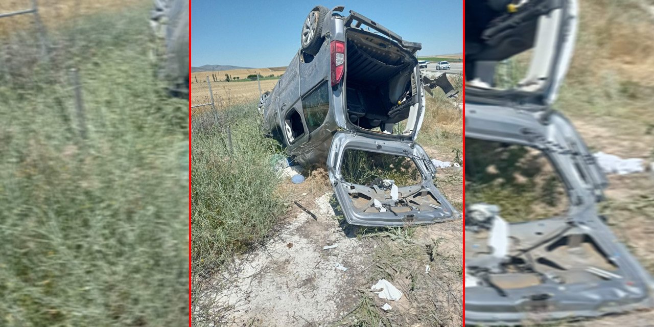 Bariyerlere çarpan araç takla attı: Aynı aileden 1 kişi öldü, 4 kişi yaralandı