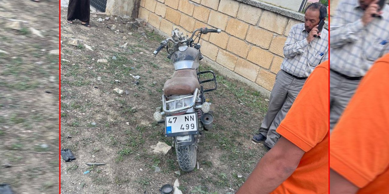 Konya’da devrilen motosikletin sürücüsü yaralandı