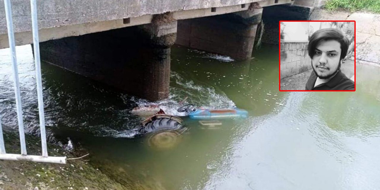Traktör sulama kanalına devrildi: 1 ölü