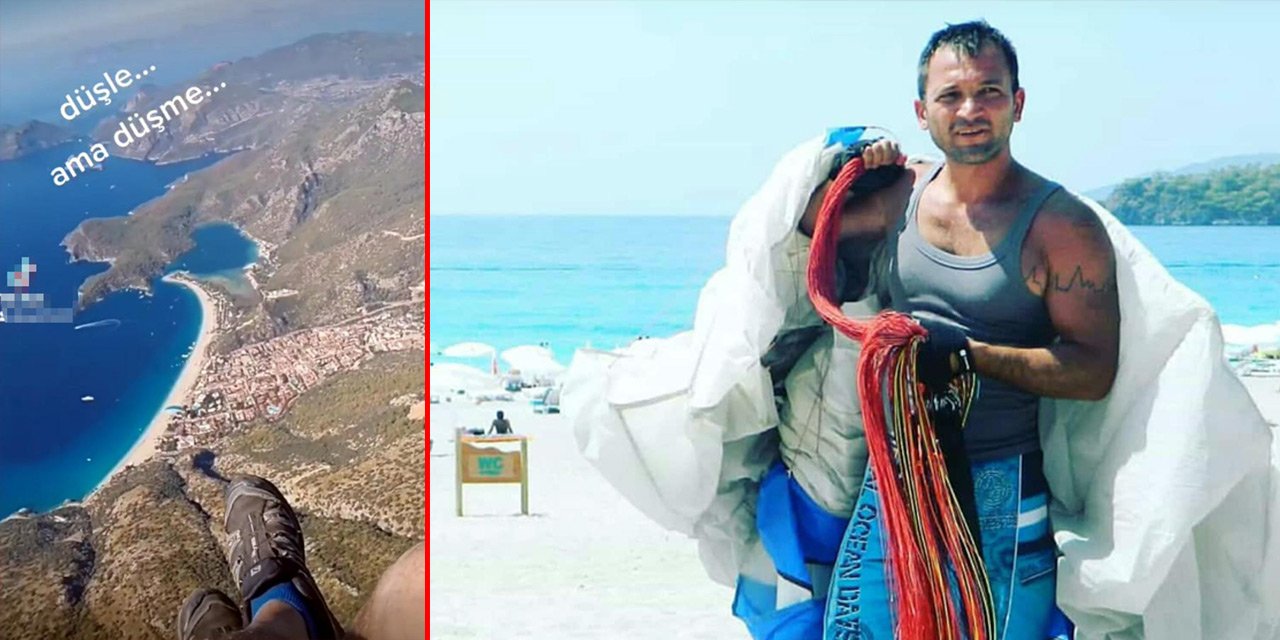 Paraşüt eğitmeni 200 metre yükseklikten denize düşüp öldü