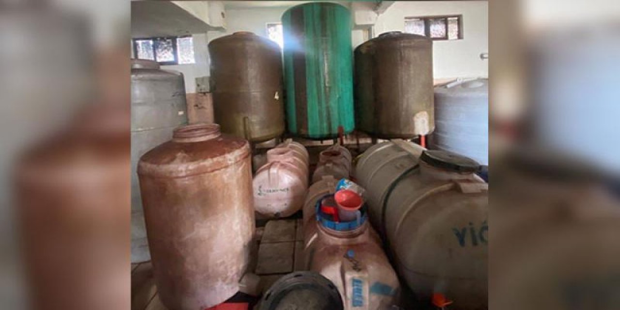 Jandarma ekipleri 371 ton kaçak içki ele geçirdi