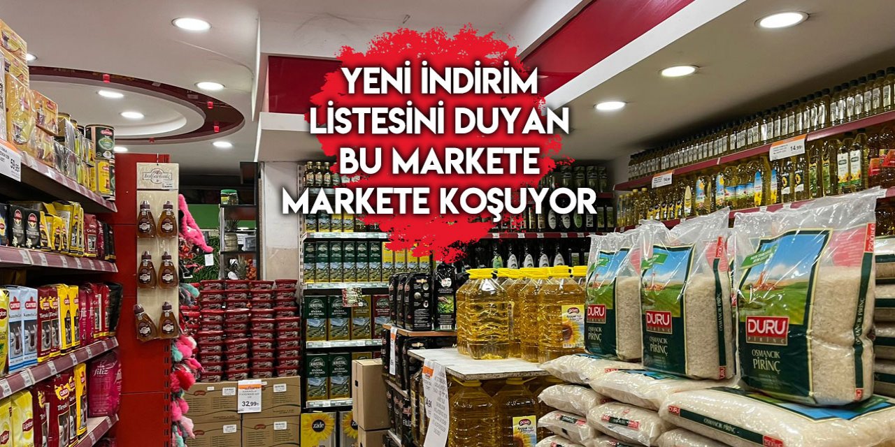 Konya’nın zincir marketi bayram sonrası fiyatları dibe çekti