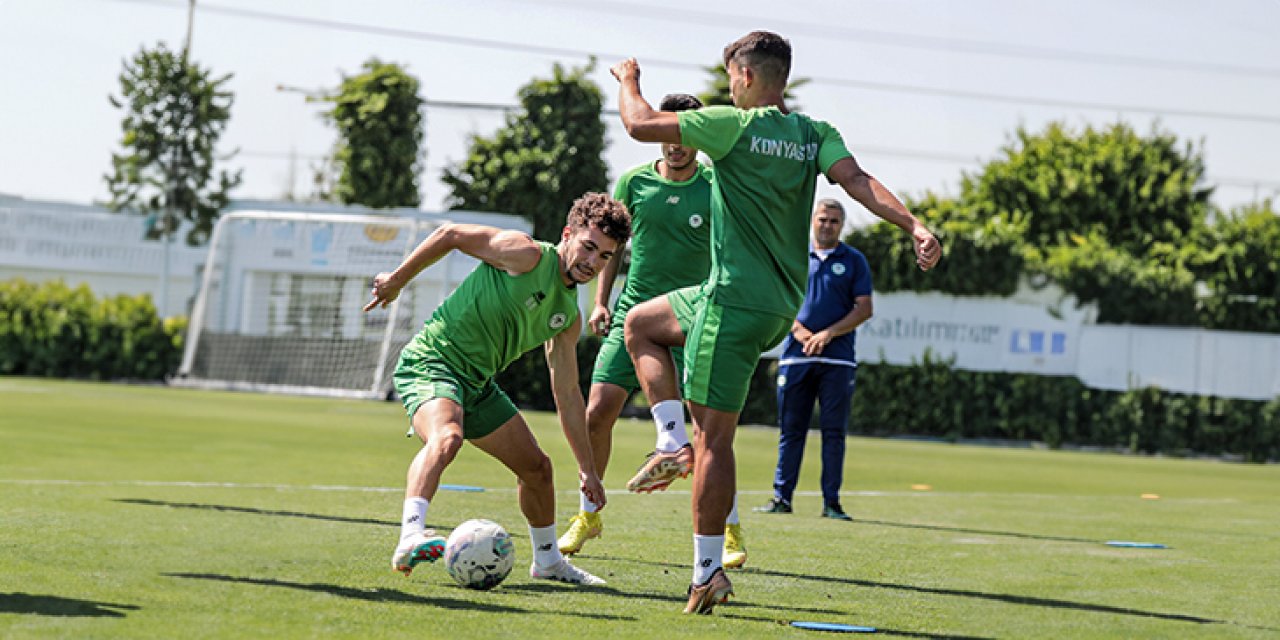 Konyaspor’un gençleri sıkı çalışıyor