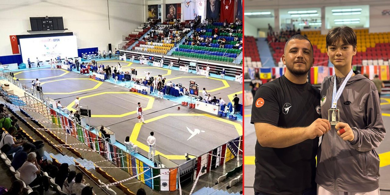 Konyalı sporcu uluslararası turnuvada 2. oldu