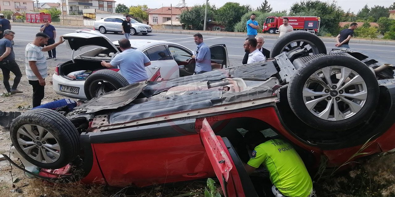 Konya’da zincirleme kaza! Ekipler seferber oldu