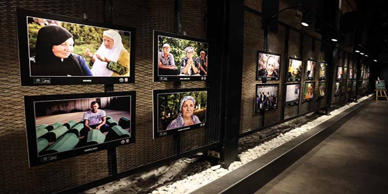 Meram’da Srebrenitsa katliamının yıldönümünde anlamlı sergi
