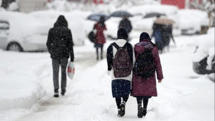 Konya – Hadim’de bazı okullarda eğitime kar engeli