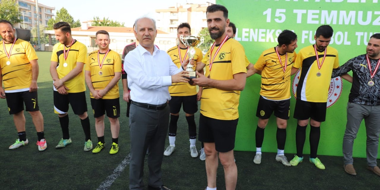 Konya’da 15 Temmuz Geleneksel Futbol Turnuvası
