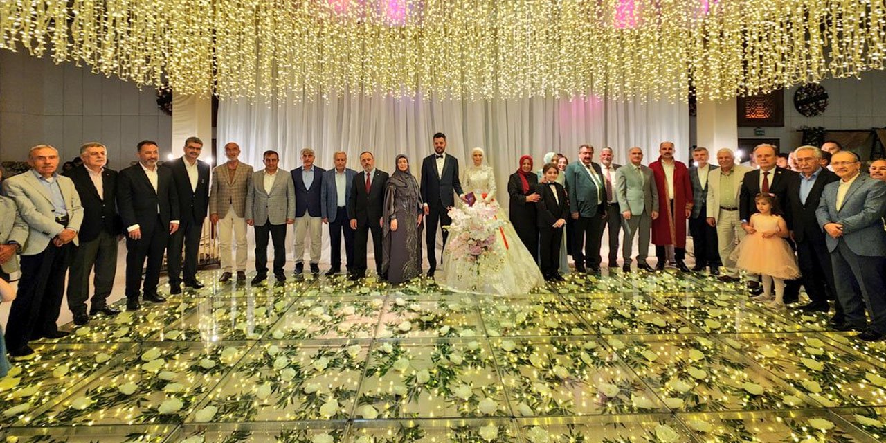 Konya'da yılın düğünü protokolün akınına uğradı