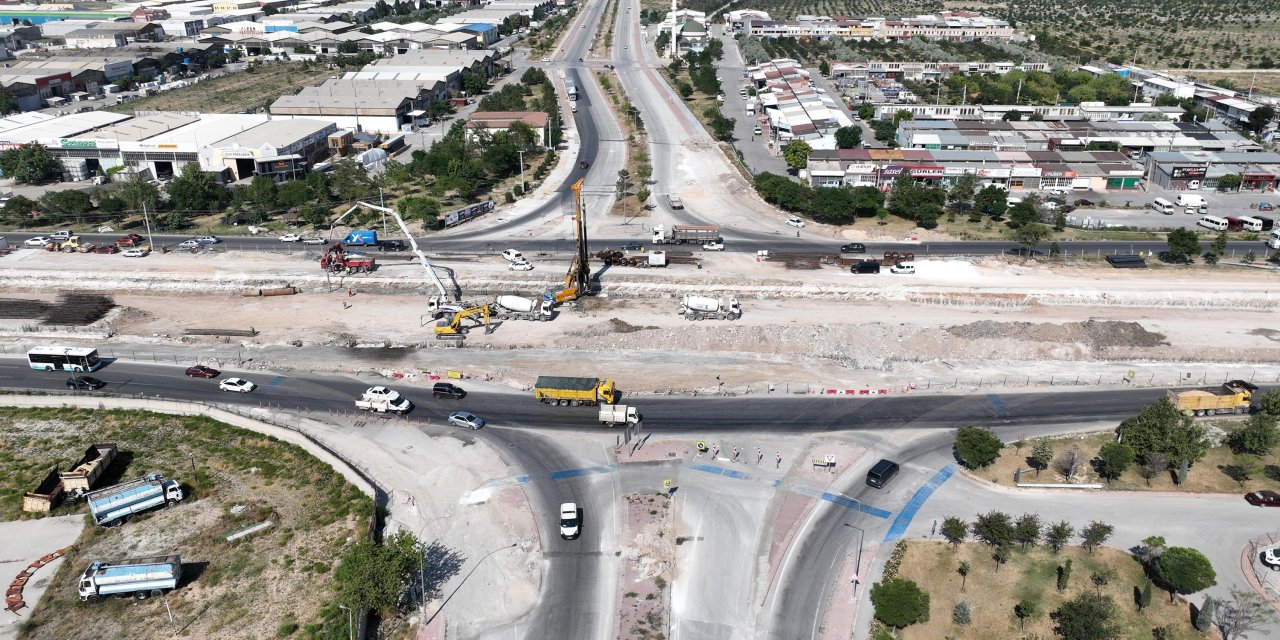 Konya’nın trafik sorununa çözüm bulacak kavşağın açılış tarihi belli oldu
