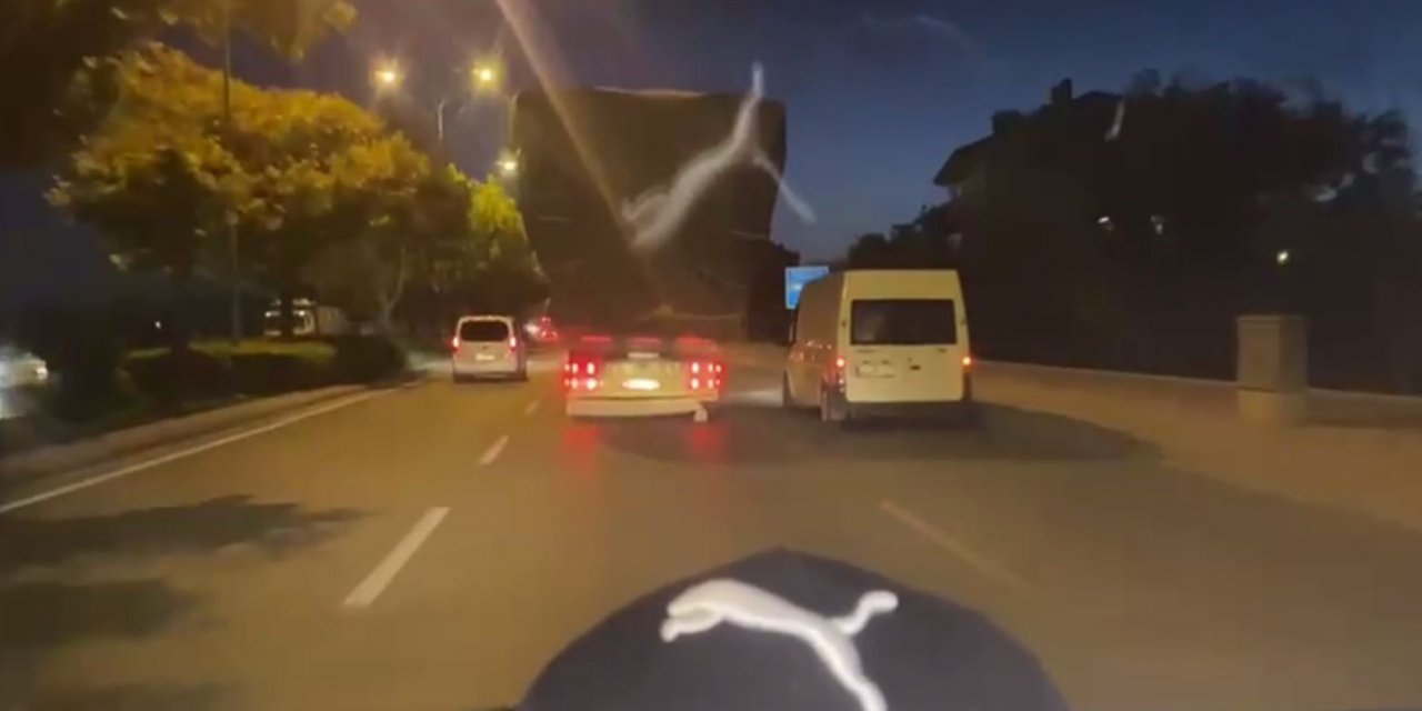 Konya’da aşırı yüklü kamyon trafikte tehlike saçtı!