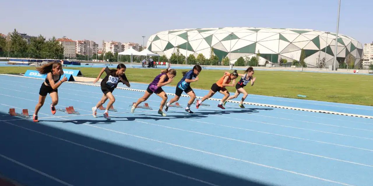 Konya’da atletizm müsabakaları başladı