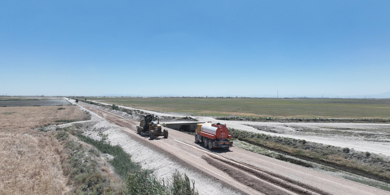 Konya’da iki mahalleyi bağlayan yol daha konforlu hale gelecek