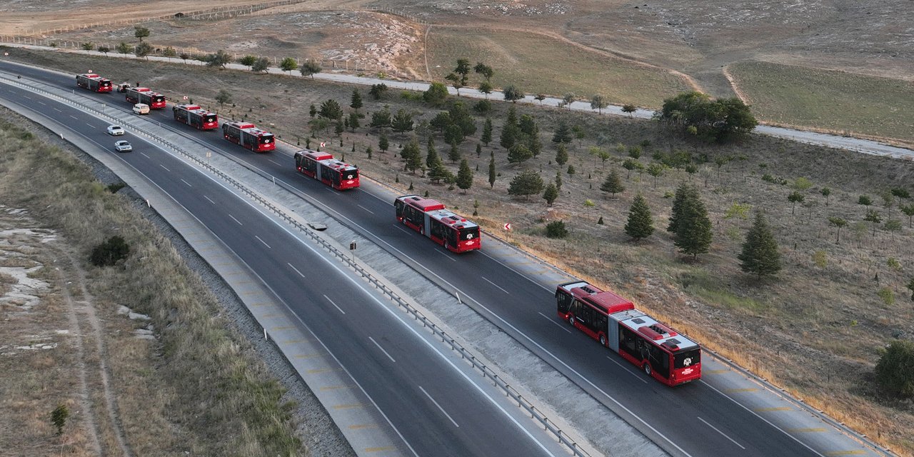 Konya Büyükşehir’in araç filosu genişliyor! Yeni otobüsler kente ulaştı