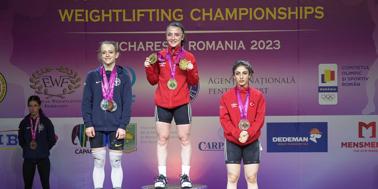 Konyalı milli halterci Avrupa Şampiyonu oldu