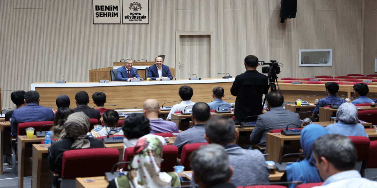 Başkan Altay, Konya’nın gururu olan gençleri ağırladı