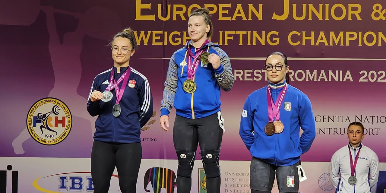 Konya TOHM sporcusu halterde Avrupa ikincisi oldu