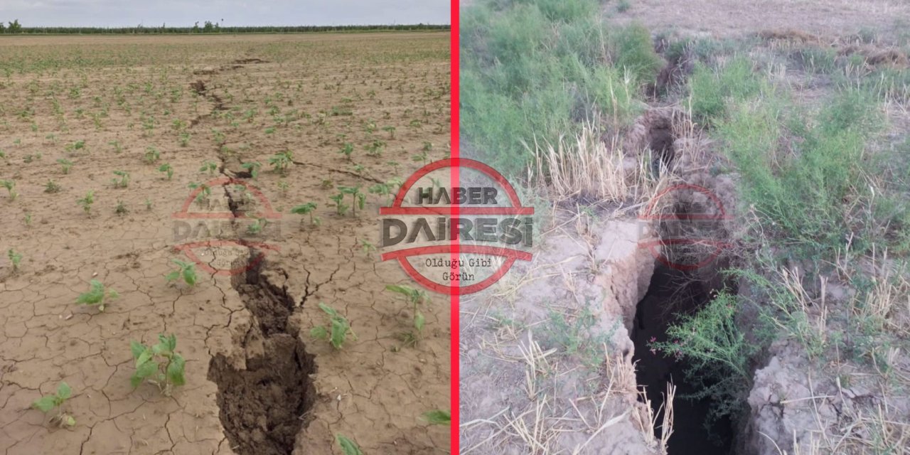 İşte Konya’daki depremin izleri! Fay kırığı metrelerce uzadı