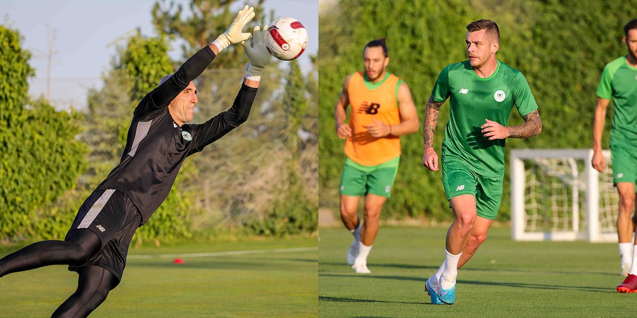 Konyaspor’un yeni transferleri sahaya çıktı