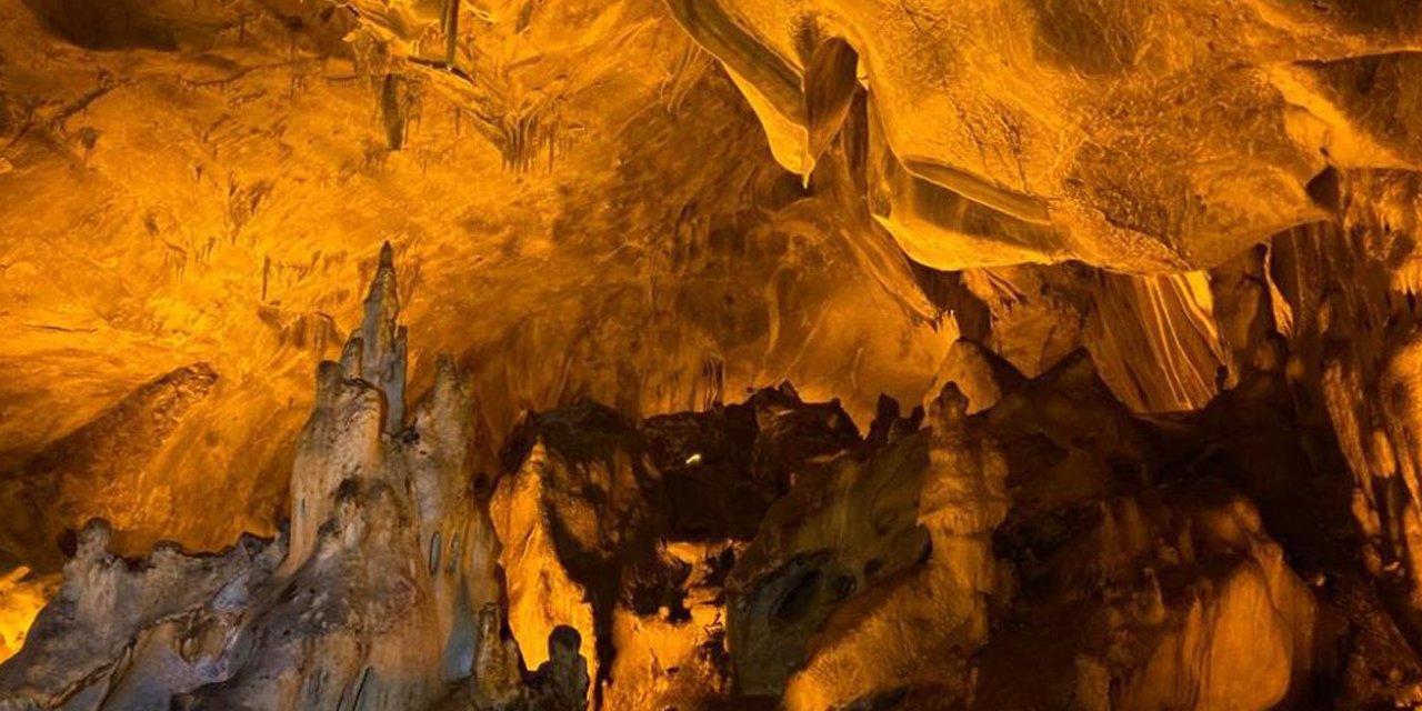 Çevre yolu inşasında keşfedilen mağaranın ucu Konya’ya çıkıyor