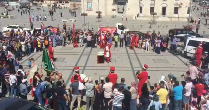 Büyüleyen mehteran coşkusu!
