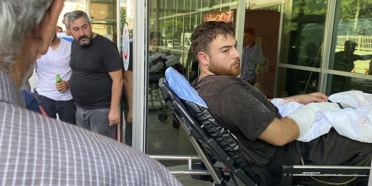 Konya’da kasapta çalışan genç elini kıyma makinesine kaptırdı