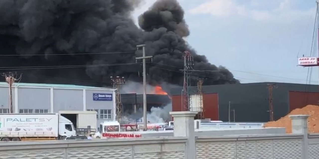 OSB’de kimya fabrikasında yangın!