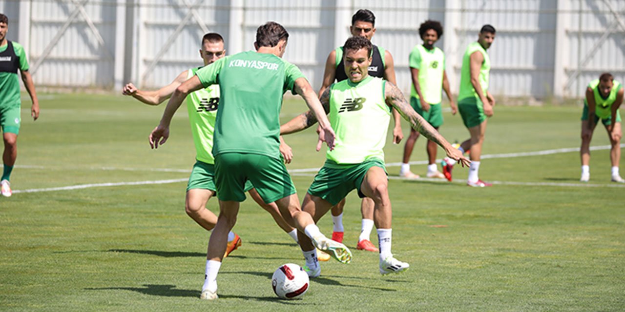 Konyaspor’da futbolcuların hırsı göz dolduruyor