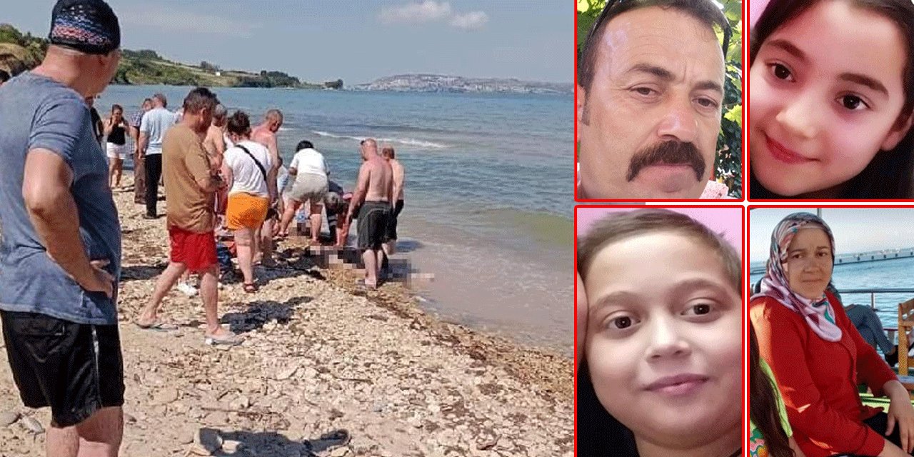 Serinlemek için denize giren aile yok oldu! Çift ile iki kızı öldü