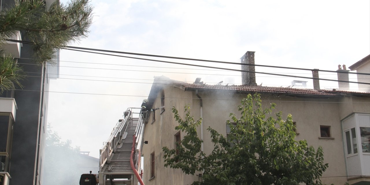 Konya’da konserve pişirmek için yakılan ateş yangına neden oldu