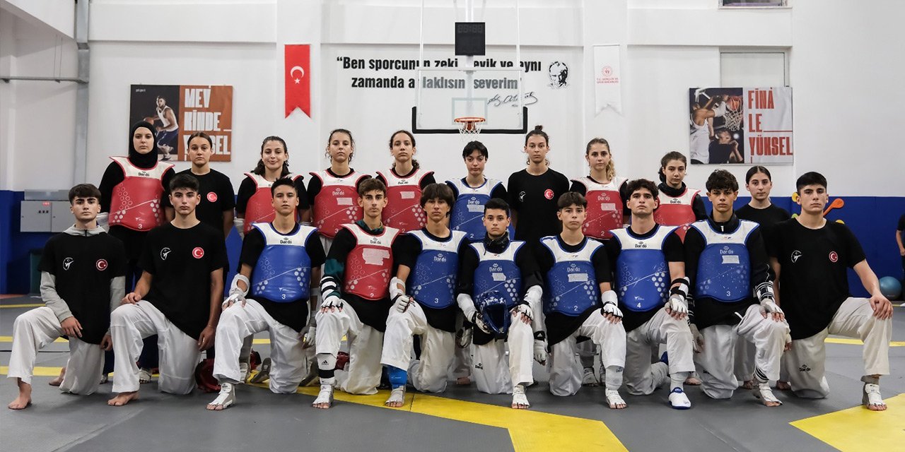 Milli tekvandocular Konya’da kampa girdi