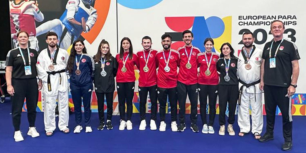 Milli tekvandocular 10 madalya ile bitirdi