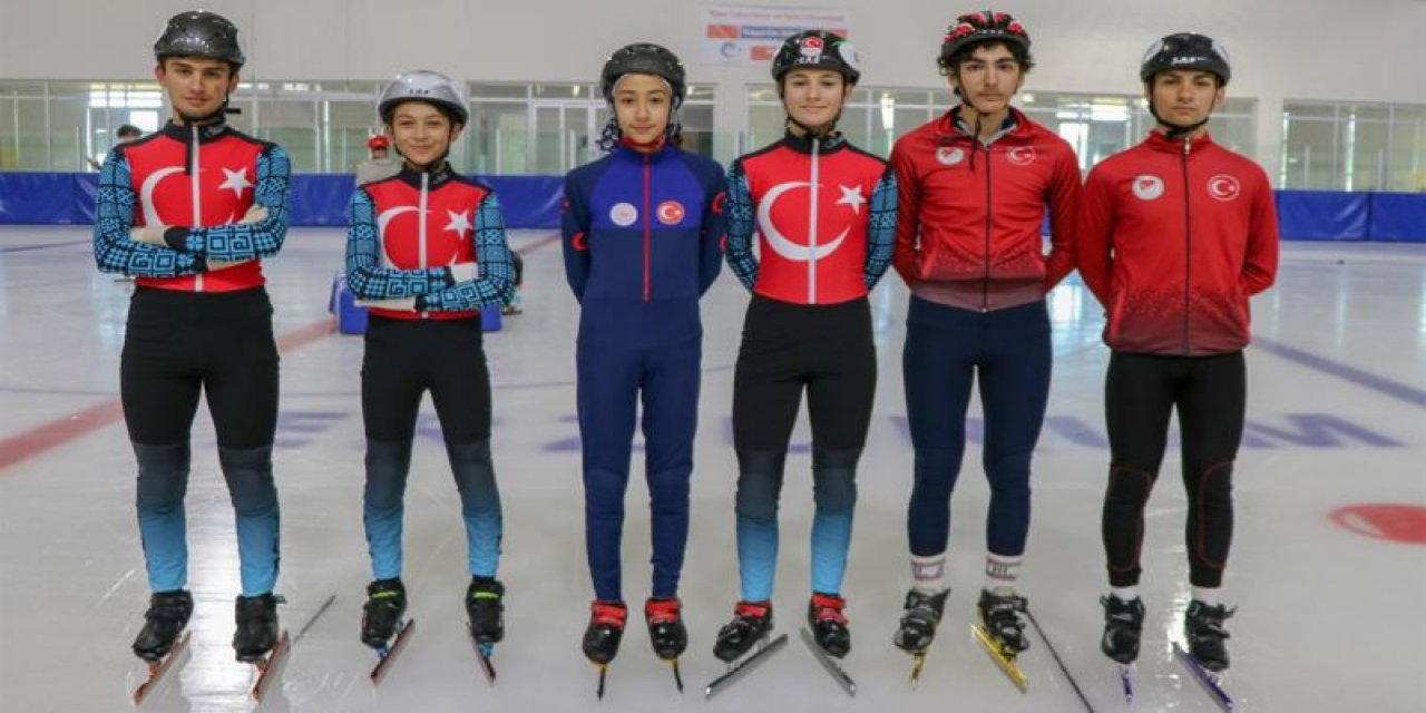 Sürat pateninin gelecekteki sporcuları Erzurum'da yetişiyor