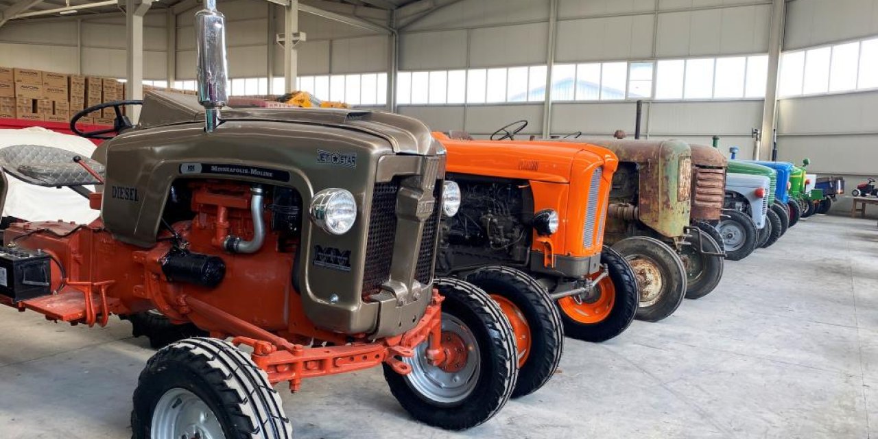 Antika traktör koleksiyoneri Konya’da müze açmak istiyor