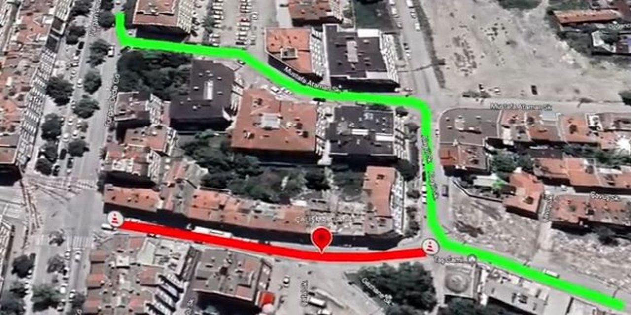 Konya Meram’daki yoğun kullanılan yol 4 gün kapalı olacak