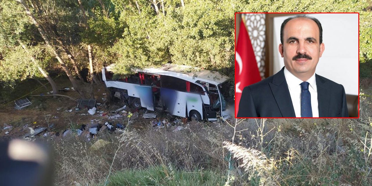 Başkan Altay'dan otobüs kazasına ilişkin paylaşım