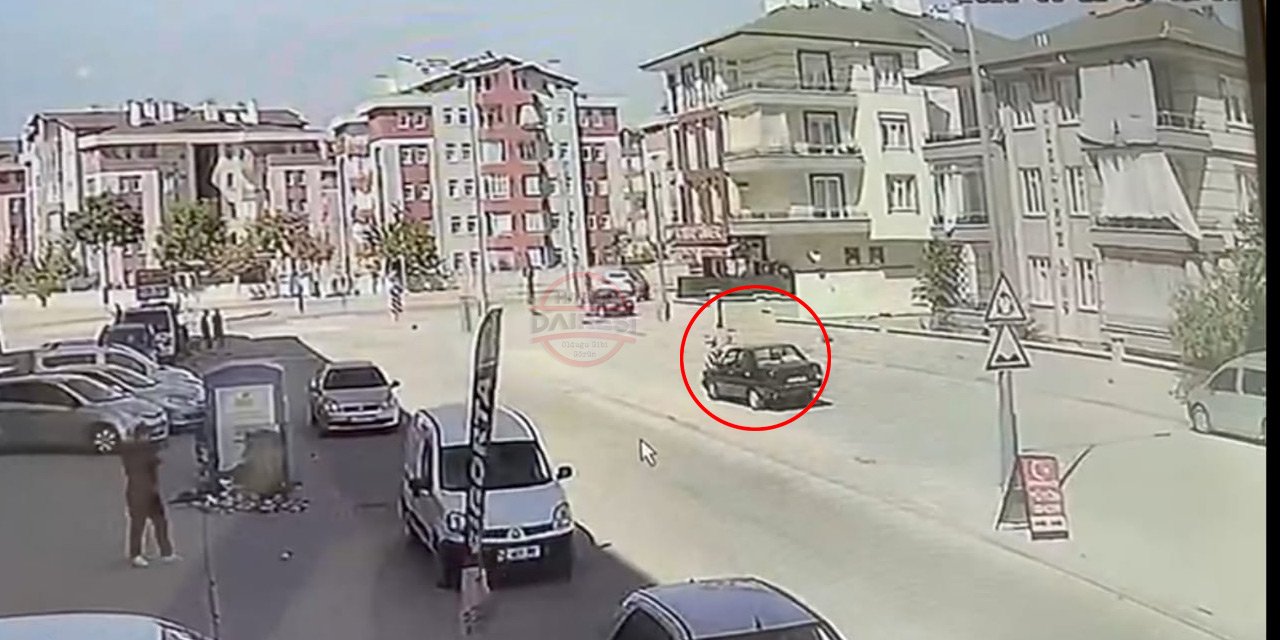 Konya’da otomobil elektrikli bisiklete çarptı