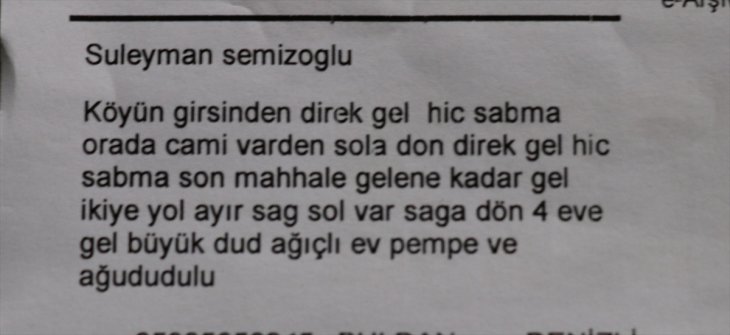 Adres bilgileri gülümseten kargo ortaokul öğrencisinin çıktı