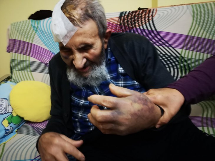 93 yaşındaki Mevlüt dedeyi öldüresiye dövüp 4 bin lirasını gasp ettiler