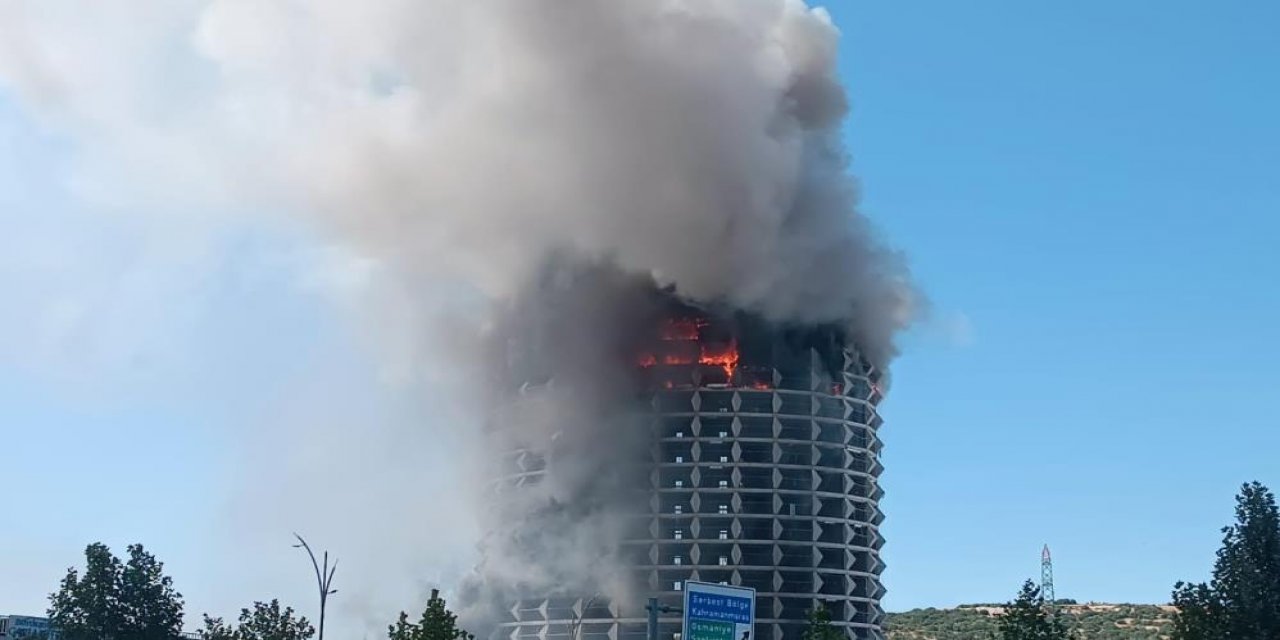 17 katlı otelde büyük yangın