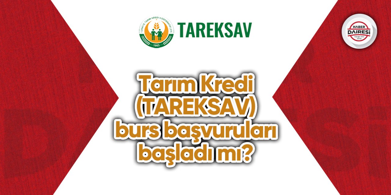 Tarım Kredi (TAREKSAV) burs başvurusu 2023 – 2024