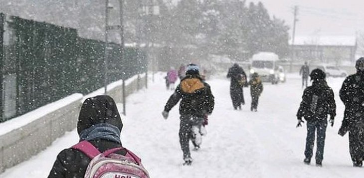 Konya’da bazı bölgelerde eğitime kar engeli