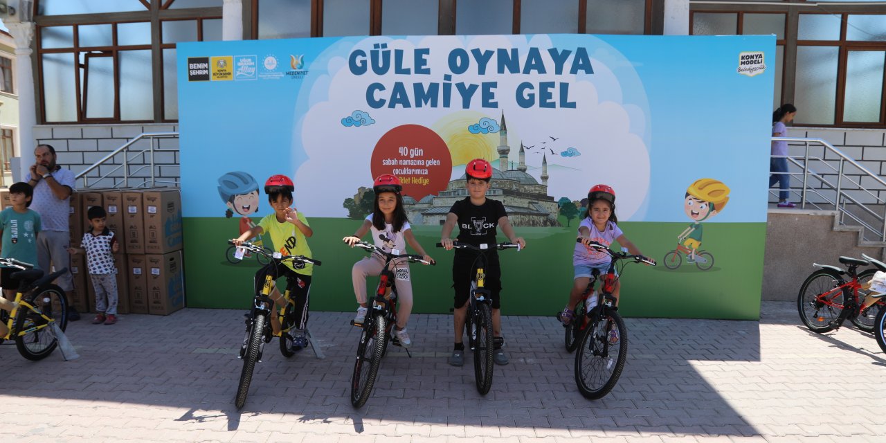 Konya Büyükşehir bisiklet dağıtımını tamamladı