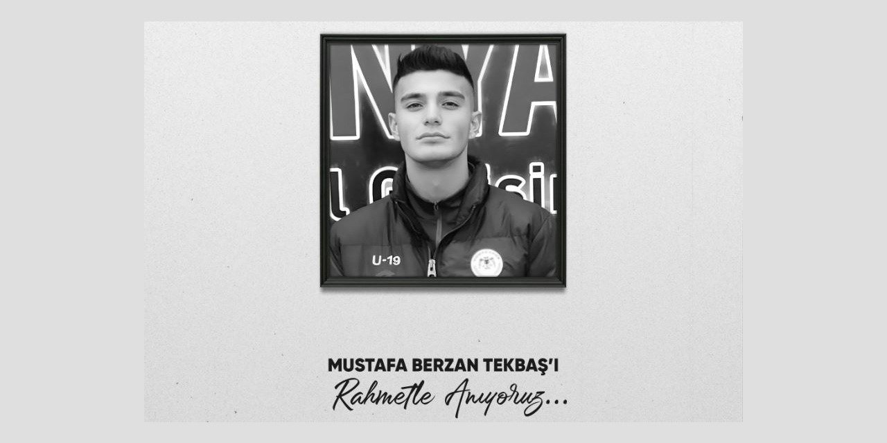 Konyaspor, Mustafa Berzan Tekbaş'ı andı