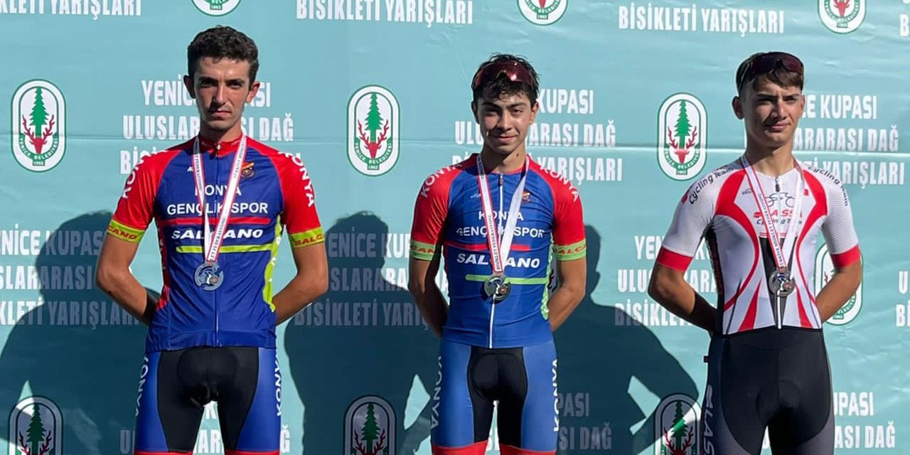Konyalı bisikletçiler yine zirvede