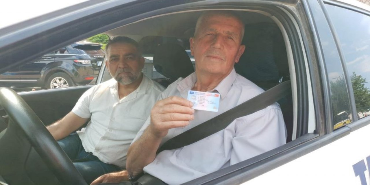 73 yaşındaki sürücü 30.denemesinde ehliyet aldı