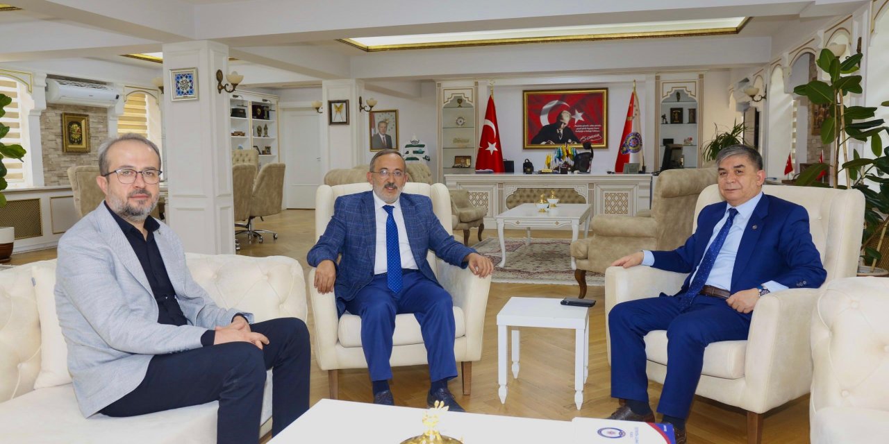 Konya Emniyet Müdürü Mahmut Karabulut Haber Dairesi’ni kabul etti