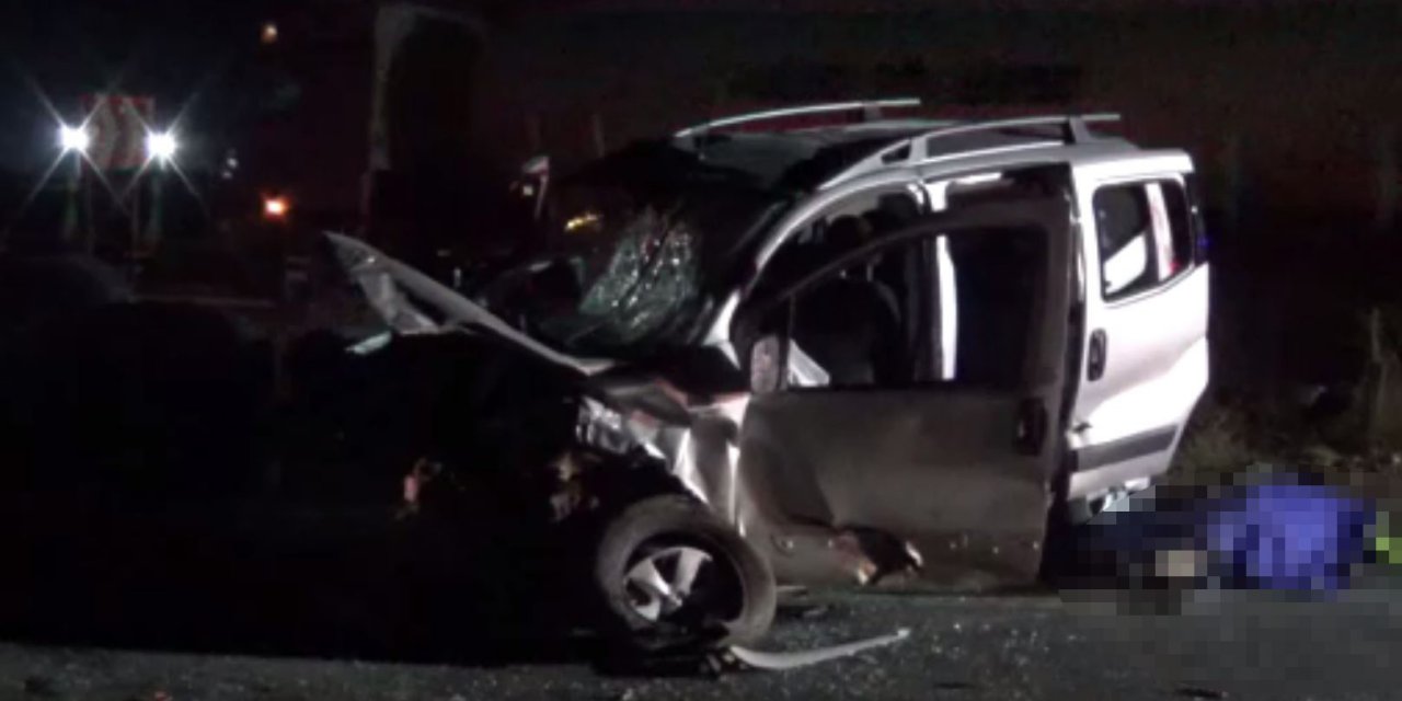 Hafif ticari araç güvenlik kulübesine daldı: 1 ölü, 3 yaralı