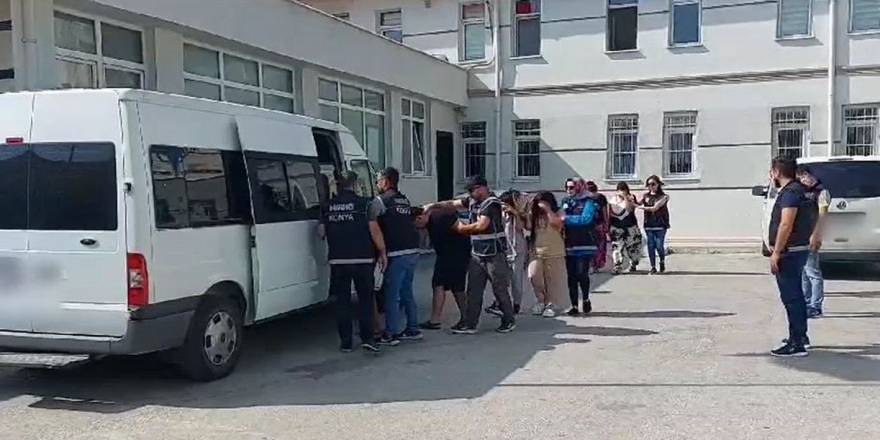 Konya’da uyuşturucu operasyonu! 15 gözaltı var